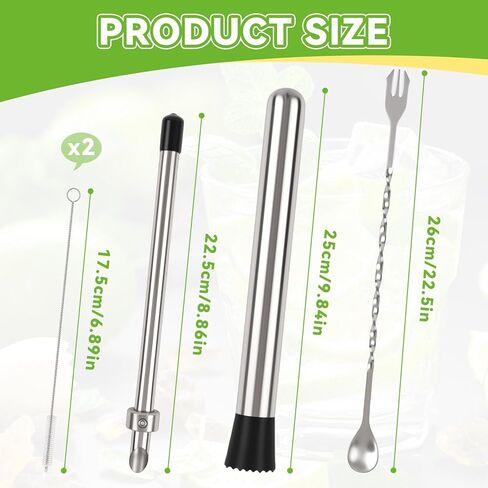 مجموعة من 5 قطع من خرامة المصاصة، مجموعة لوازم حامل عصير الليمون مع أداة ثقب المصاصة للأغطية البلاستيكية، وخلاط لعصير الليمون والكوكتيل، وأكواب عصير الليمون القابلة لإعادة الاستخدام. in Kuwait