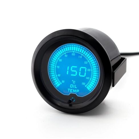 7 Colors 2" 52mm Oil Temperature Gauge 50-150 Celsius Car Meter BX100112 in Saudi Arabia