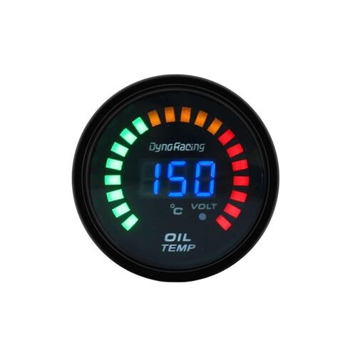 1 قطعة أسود 2 بوصة 52 مللي متر الرقمية LED سيارة النفط مقياس الحرارة 20-150 مئوية سيارة متر BX101454 in Saudi Arabia