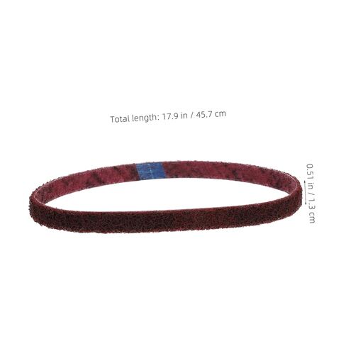 Lurrose 5pcs Sanding Belts for Wood Metal Replacement Sanding Paper Belts for Sanders Ceramic Zirconia Nylon Abrasive in Saudi Arabia