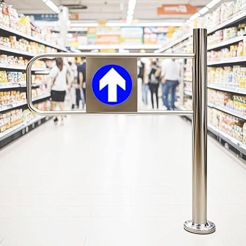 بوابة أمان متأرجحة أوتوماتيكية مع دخول في اتجاه واحد، تصميم من الفولاذ المقاوم للصدأ للتحكم الآمن في الوصول in Kuwait