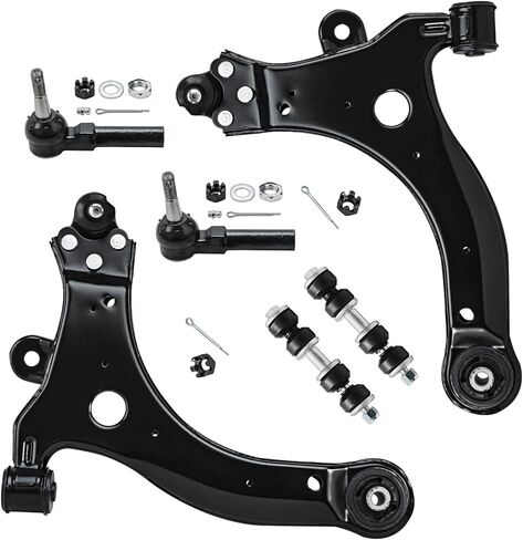 Detroit Axle - Front End 6pc Suspension Kit for Chevy Impala Monte Carlo Pontiac Grand Prix Buick Regal LaCrosse Century Lower Control Arms w/Ball Joints Sway Bar Links Outer Tie Rods Replacement in Saudi Arabia