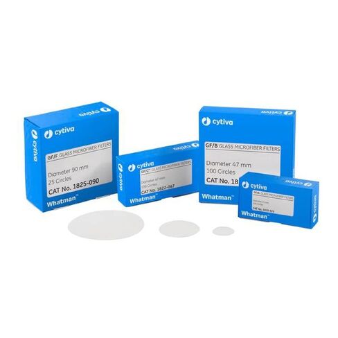 Whatman 1821-185 Glass Microfiber Binder Free Filter, 1 Micron, 12 s/100mL Flow Rate, Grade GF/B, 18.5cm Diameter (Pack of 25) in Saudi Arabia