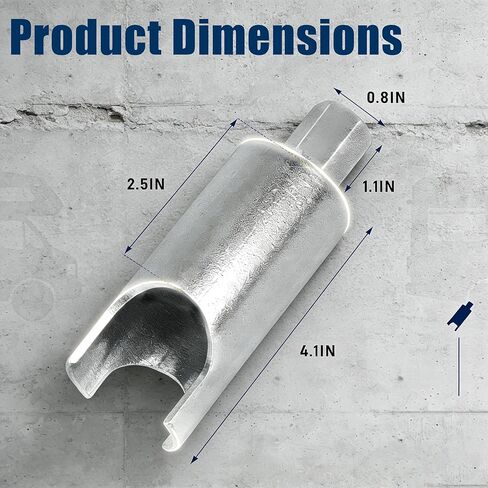 Universal RV Water Heater Pressure Relief Valve Removal Tool - T&P Valve Socket Wrench for Camper, Compatible with Camco 10552 - Heavy Duty Temperature Pressure Remover for Suburban/Atwood (7/8 Inch) in Saudi Arabia