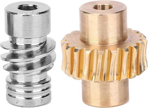 TANIQIACA Industrial Robot 10:1 Worm Wheel Bronze Worm Gear Set, Metal Worm, Industrial Robot Parts in Kuwait