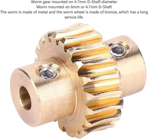 TANIQIACA Industrial Robot 10:1 Worm Wheel Bronze Worm Gear Set, Metal Worm, Industrial Robot Parts in Kuwait