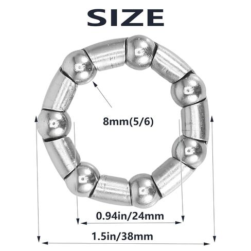 Bike Crank Bearings 5/16" x 7 Balls,for Bicycle Crank Bottom Bracket Headset, Compatible with Mountain Road BMX Cruiser Kids Bike Repair 4 Pcs in Kuwait