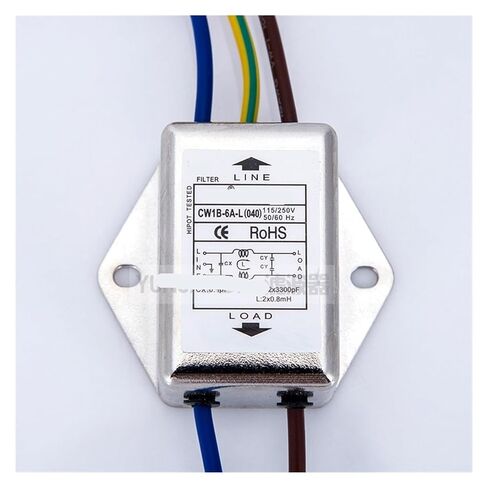 220v Single Phase AC Power Filter CW1B 3A 6A Capacitor Purifier 10A 40 line Length 10CM(CW1B-6A-L 040) in Saudi Arabia