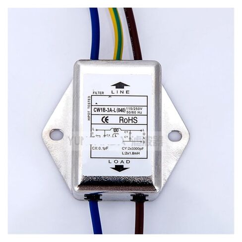 220v Single Phase AC Power Filter CW1B 3A 6A Capacitor Purifier 10A 40 line Length 10CM(CW1B-6A-L 040) in Saudi Arabia