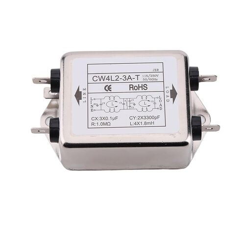 CW4L2-3A/6A/10A/20A-T Two-Stage Plug-in Power Filter 220v Anti-Interference AC(CW4L2-6A-T) in Saudi Arabia