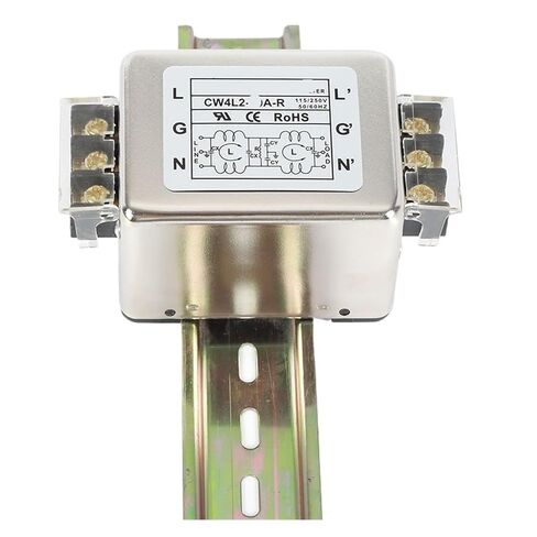 CW4L2-3A-R Single-Phase Power Isolator Noise 220v AC Anti-Interference Rail Type Bipolar Filter(CW4L2-6A-R) in Saudi Arabia