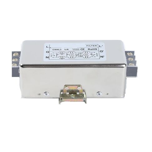CW4L3-3A-R Rail Mounted Single-Phase AC 220V Noise Power Filter Anti-Interference Three-Stage Purification(CW4L3-6A-R) in Kuwait