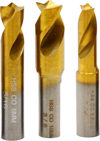 3 قطعة البقع لحام لقمة ثقب القاطع لحام مثقاب الخشب نقطة وسع بت لحام قطع فصل الملحقات البقع لحام القاطع in Kuwait