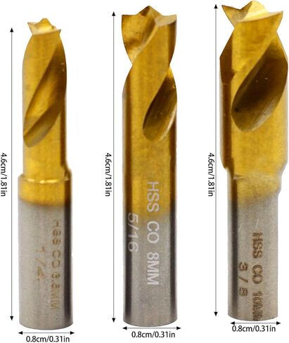 3 قطعة البقع لحام لقمة ثقب القاطع لحام مثقاب الخشب نقطة وسع بت لحام قطع فصل الملحقات البقع لحام القاطع in Kuwait