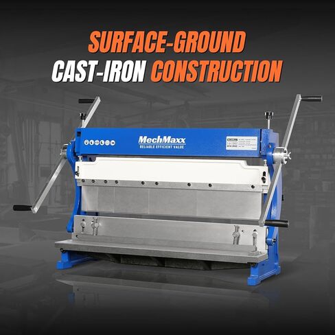 مكابح ومقلاة 3 في 1 مقاس 30 بوصة - لفة منزلقة، مقص، آلة ثني الصفائح المعدنية، 20 مقياسًا من الفولاذ الطري، أصابع قابلة للتعديل، للخدمة الشاقة، تشغيل المعادن، التصنيع، الدرفلة، الثني، موديل MMCB3016 in Kuwait