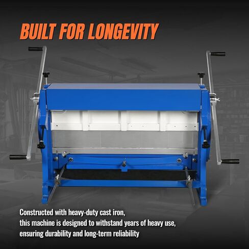 مكابح ومقلاة 3 في 1 مقاس 30 بوصة - لفة منزلقة، مقص، آلة ثني الصفائح المعدنية، 20 مقياسًا من الفولاذ الطري، أصابع قابلة للتعديل، للخدمة الشاقة، تشغيل المعادن، التصنيع، الدرفلة، الثني، موديل MMCB3016 in Kuwait