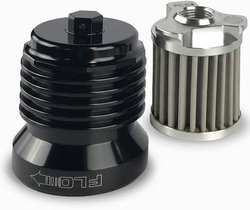 PCS4B Black Stainless Steel Flo Reusable Oil Filter in Kuwait