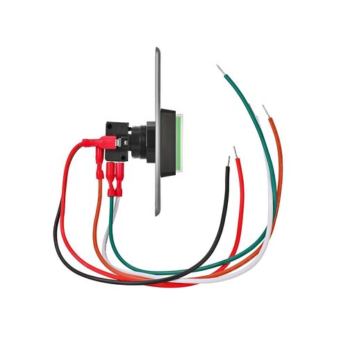 Stainless Steel Push to Exit Button with LED Indicator, NO/NC Press Emergency Exit Switch for Access Control Systems in Kuwait