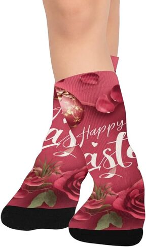 جوارب ريد روبي إيستر بلوم للمشي لمسافات طويلة - جوارب شتوية حرارية سميكة دافئة للأولاد والبنات للمدرسة، والارتداء اليومي والأنشطة الخارجية in Kuwait