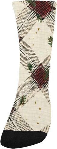 جوارب احتفالية منقوشة بلوم آرت للمشي لمسافات طويلة - جوارب شتوية حرارية سميكة دافئة للأولاد والبنات للمدرسة، والارتداء اليومي والأنشطة الخارجية in Kuwait