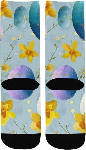 جوارب التنزه سيرًا على الأقدام من Gilded Spring Bloom Flowers - جوارب شتوية سميكة دافئة للأولاد والبنات الصغار للمدرسة، والارتداء اليومي والأنشطة الخارجية in Kuwait