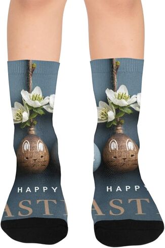 الحد الأدنى من جوارب عيد الفصح للمشي لمسافات طويلة - جوارب شتوية سميكة دافئة للأولاد والبنات الصغار للمدرسة، والارتداء اليومي والأنشطة الخارجية in Kuwait