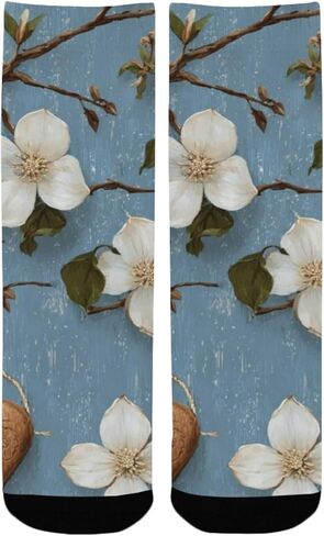 جوارب المشي لمسافات طويلة باللون الأزرق على شكل قلب ريفي - جوارب شتوية حرارية سميكة دافئة للأطفال الصغار للأولاد والبنات للمدرسة، والارتداء اليومي والأنشطة الخارجية in Kuwait