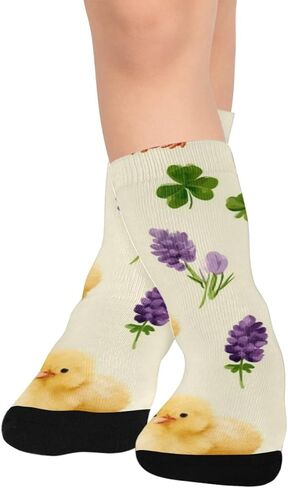 جوارب Chick and Lavender للمشي لمسافات طويلة - جوارب شتوية حرارية سميكة دافئة للأطفال الصغار للأولاد والبنات للمدرسة، والارتداء اليومي والأنشطة الخارجية in Kuwait