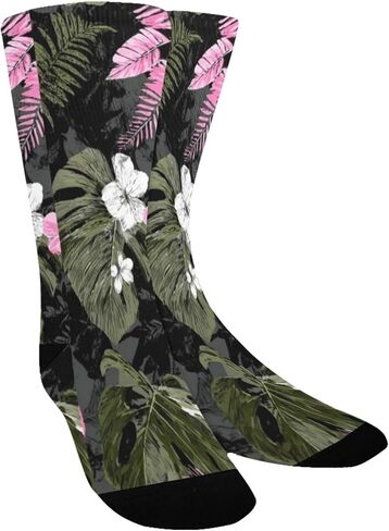 جوارب المشي لمسافات طويلة بتصميم ليلة استوائية - جوارب شتوية حرارية سميكة دافئة للأولاد والبنات الصغار للمدرسة، والارتداء اليومي والأنشطة الخارجية in Kuwait