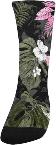 جوارب المشي لمسافات طويلة بتصميم ليلة استوائية - جوارب شتوية حرارية سميكة دافئة للأولاد والبنات الصغار للمدرسة، والارتداء اليومي والأنشطة الخارجية in Kuwait