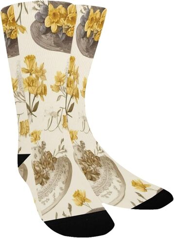 Buttercup Hat Yellow Hiking Socks - Toddler Boys & Girls Warm Thick Thermal Winter Crew Socks for School, Daily Wear & Outdoor Activities in Kuwait