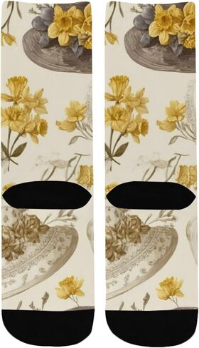 Buttercup Hat Yellow Hiking Socks - Toddler Boys & Girls Warm Thick Thermal Winter Crew Socks for School, Daily Wear & Outdoor Activities in Kuwait