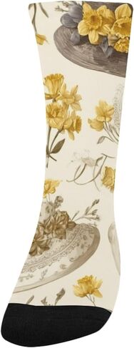 Buttercup Hat Yellow Hiking Socks - Toddler Boys & Girls Warm Thick Thermal Winter Crew Socks for School, Daily Wear & Outdoor Activities in Kuwait