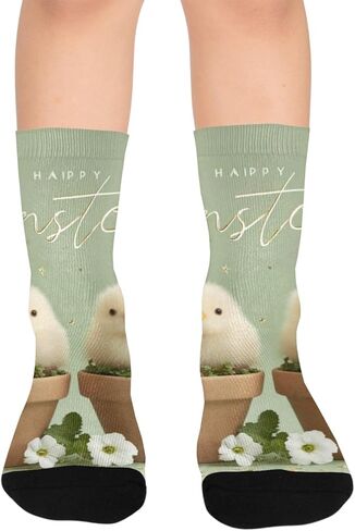 جوارب المشي لمسافات طويلة لعيد الفصح - جوارب شتوية سميكة دافئة للأولاد والبنات الصغار للمدرسة، والارتداء اليومي والأنشطة الخارجية in Kuwait