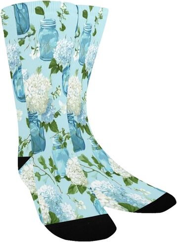 جوارب Hydrangea Jar زرقاء للمشي لمسافات طويلة - جوارب شتوية حرارية سميكة دافئة للأطفال الصغار للأولاد والبنات للمدرسة، والارتداء اليومي والأنشطة الخارجية in Kuwait