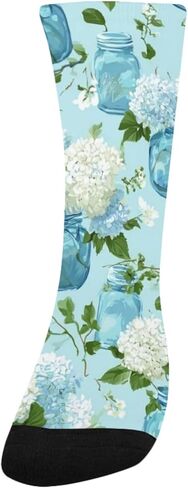 جوارب Hydrangea Jar زرقاء للمشي لمسافات طويلة - جوارب شتوية حرارية سميكة دافئة للأطفال الصغار للأولاد والبنات للمدرسة، والارتداء اليومي والأنشطة الخارجية in Kuwait