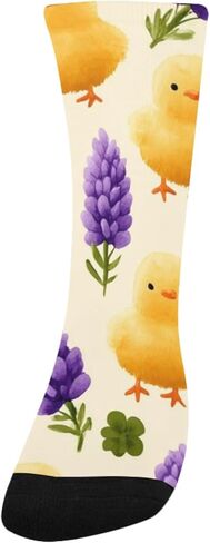 جوارب Chick Purple Lavender للمشي لمسافات طويلة - جوارب شتوية حرارية سميكة دافئة للأولاد والبنات للمدرسة، والارتداء اليومي والأنشطة الخارجية in Kuwait