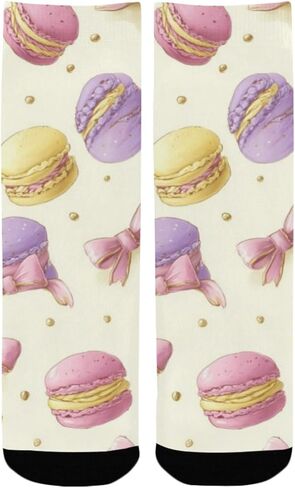 جوارب Sweet Macaron Art للمشي لمسافات طويلة - جوارب شتوية حرارية سميكة دافئة للأطفال الصغار للأولاد والبنات للمدرسة، والارتداء اليومي والأنشطة الخارجية in Kuwait