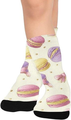 جوارب Sweet Macaron Art للمشي لمسافات طويلة - جوارب شتوية حرارية سميكة دافئة للأطفال الصغار للأولاد والبنات للمدرسة، والارتداء اليومي والأنشطة الخارجية in Kuwait