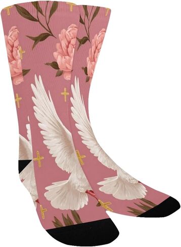 جوارب بيسفول بلوم بيردز الوردية للمشي لمسافات طويلة - جوارب شتوية سميكة دافئة للأولاد والبنات الصغار للمدرسة، والارتداء اليومي والأنشطة الخارجية in Kuwait