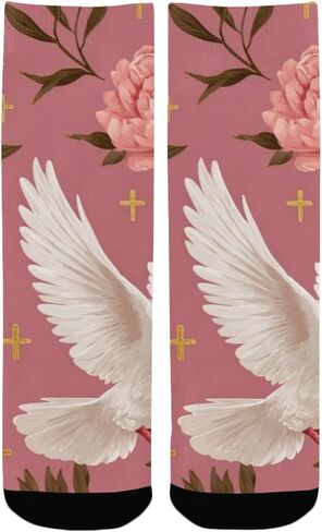 جوارب بيسفول بلوم بيردز الوردية للمشي لمسافات طويلة - جوارب شتوية سميكة دافئة للأولاد والبنات الصغار للمدرسة، والارتداء اليومي والأنشطة الخارجية in Kuwait