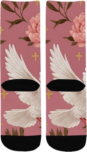 جوارب بيسفول بلوم بيردز الوردية للمشي لمسافات طويلة - جوارب شتوية سميكة دافئة للأولاد والبنات الصغار للمدرسة، والارتداء اليومي والأنشطة الخارجية in Kuwait