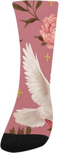 جوارب بيسفول بلوم بيردز الوردية للمشي لمسافات طويلة - جوارب شتوية سميكة دافئة للأولاد والبنات الصغار للمدرسة، والارتداء اليومي والأنشطة الخارجية in Kuwait