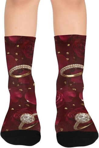 جوارب Rose and Ring للمشي لمسافات طويلة - جوارب شتوية حرارية سميكة دافئة للأطفال الصغار للأولاد والبنات للمدرسة، والارتداء اليومي والأنشطة الخارجية in Kuwait