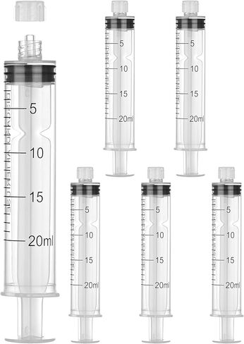3mL Sterile Luer Lock Syringe Without Needle,Individually Wrapped, Leak-Proof Safety Lock Design for Lab Use and Home Care(10 Pack) in Kuwait
