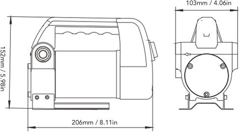 120W Fuel Transfer Pump Alloy Steel Impeller Electric Pump for Construction Vehicles Excavators Trucks in Saudi Arabia