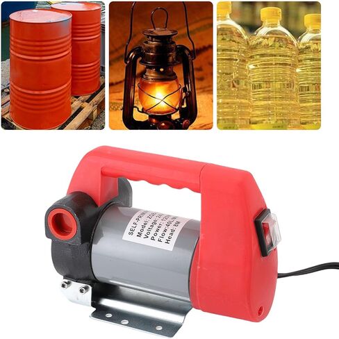 120W Fuel Transfer Pump Alloy Steel Impeller Electric Pump for Construction Vehicles Excavators Trucks in Saudi Arabia