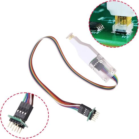 4 قطعة لـ Sop8 Soic8 Wson رقاقة تحميل حرق الكتابة التحقيق الربيع إبرة فلاش Eeprom رقاقة الموقد كابل Sop8 Soic8 رقاقة in Kuwait