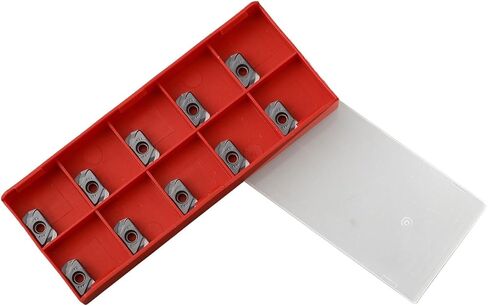 LNMU0303ZER-MJ LF6018 Carbide Fast Feed Milling Insert for LNMU0303 C16 17 20 25mm Shoulder Face Slot Milling Steel Stainless Steel Iron Pack of 10 in Saudi Arabia