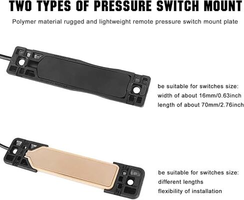 Tactical Flashlight Mount Switch Mounting Plate Compatible with Remote Pressure Switch for Mlok and Keymod Mount Type in Saudi Arabia